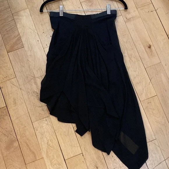 Rick Owens Asymmetrical Skirt IT 40 - Picture 6 of 14